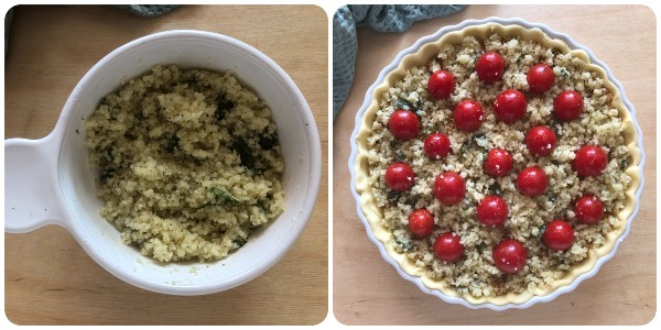 crostata ai pomodorini - step finale