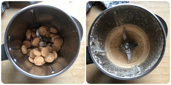 biscotti croccanti agli amaretti - impasto 1