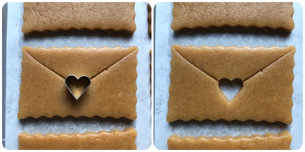 biscotti croccanti agli amaretti - taglio busta