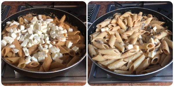 pasta al forno ai funghi - procedimento 3