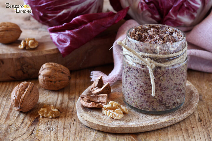 pesto di radicchio e noci