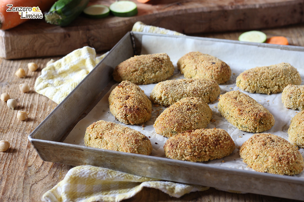 Saltimbocca di ceci e verdure