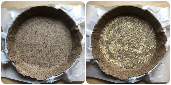 torta salata al grano saraceno - guscio