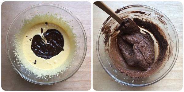 Torta al cioccolato e pere - impasto 2