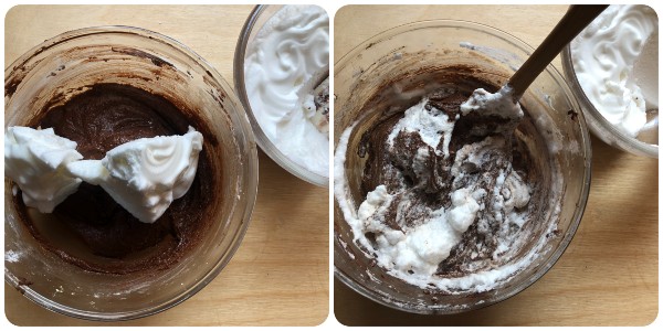 Torta al cioccolato e pere - impasto 4