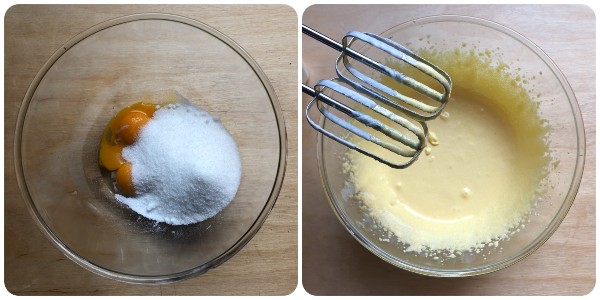 Torta al cioccolato e pere - impasto 1