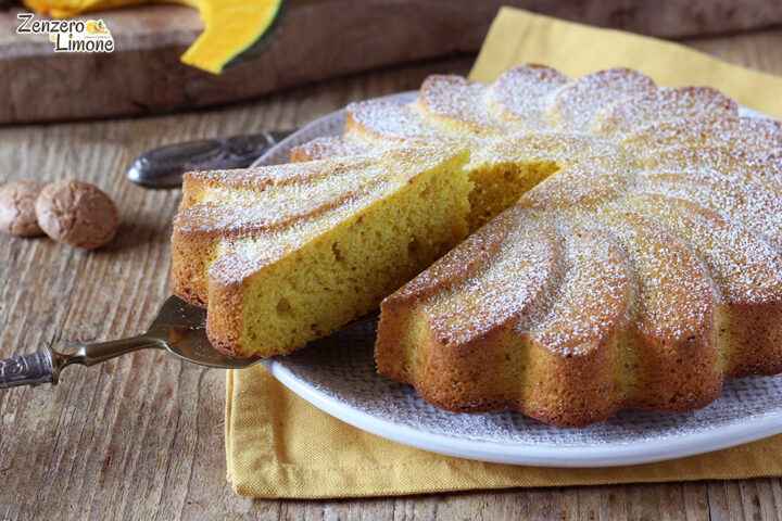 Torta alla zucca e amaretti | Zenzero e Limone