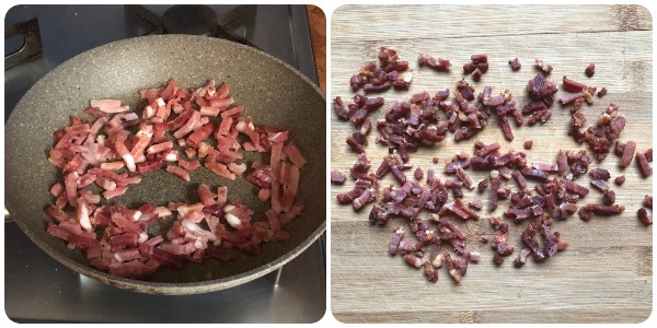 polpette di cavolfiore - speck croccante