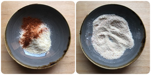 polenta snack - panatura