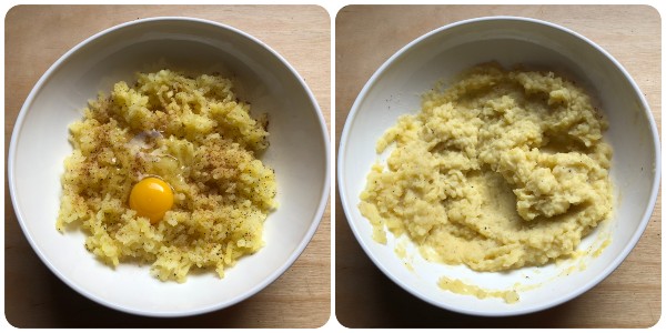 sformatini di patate - impasto 1