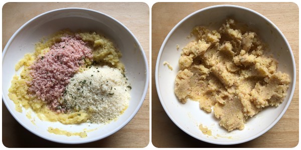 sformatini di patate - impasto 2