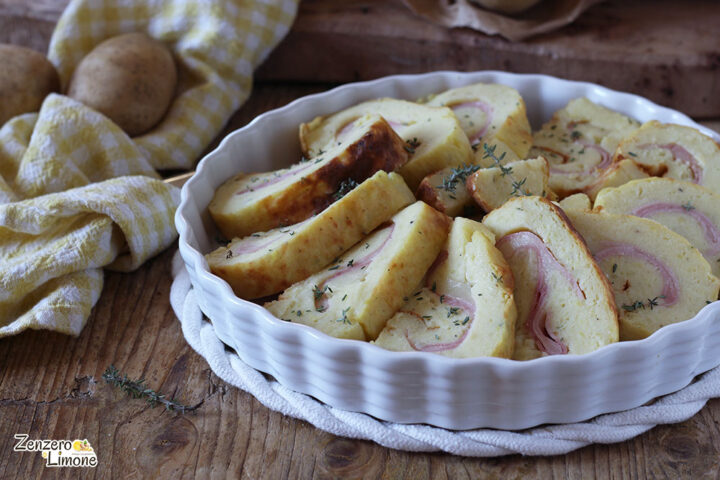 rotolo di patate farcito