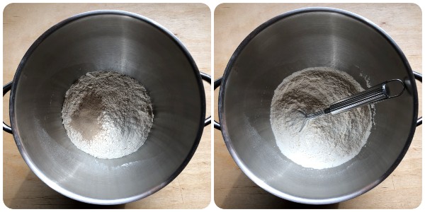 Focaccine ai fiocchi di avena - impasto 1