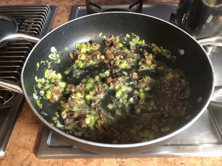 pasta con le patate alla mediterranea - cottura 3