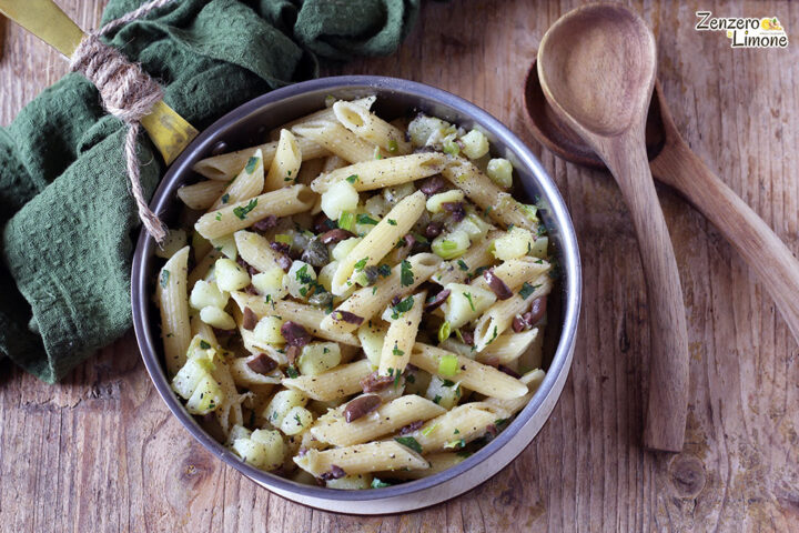 Pasta con le patate alla mediterranea