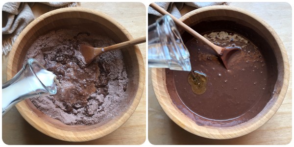 Plumcake al cacao e latte - impasto 2