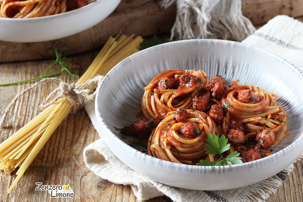 linguine al sugo di polpo