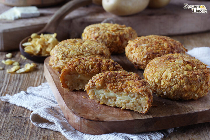 Hamburger di patate in friggitrice ad aria