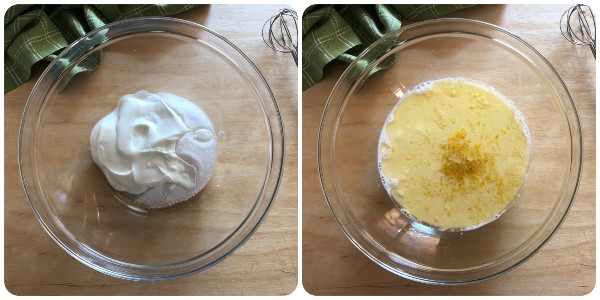 Torta al latte senza uova - impasto 1