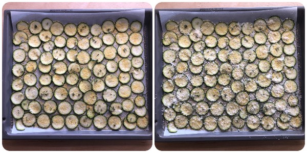 chips di zucchine - copertura
