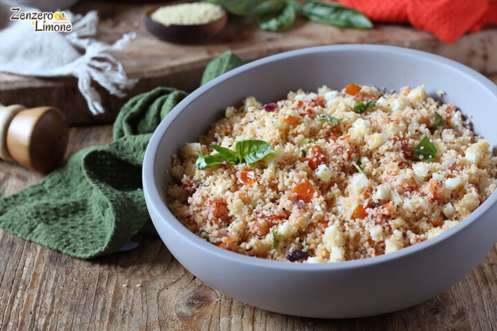 Cous cous alla caprese