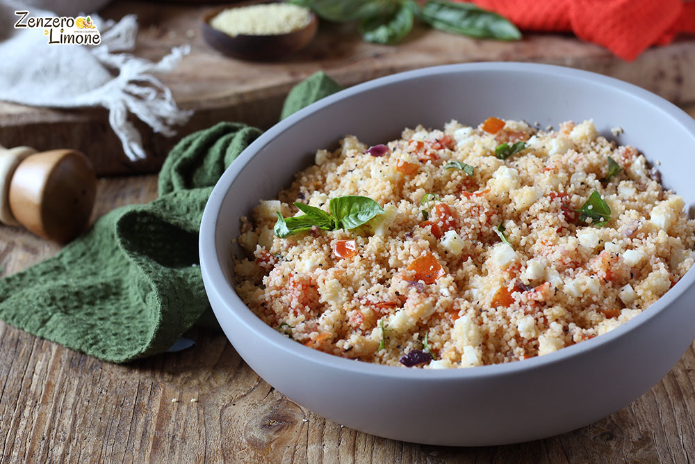 Cous cous alla caprese