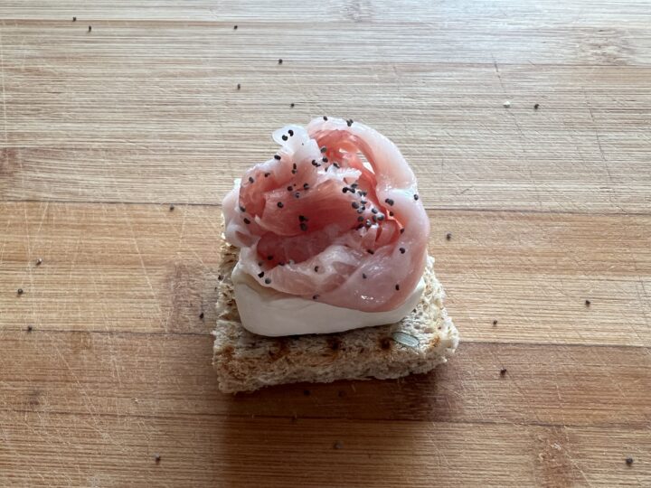 canapè al brie - step finale