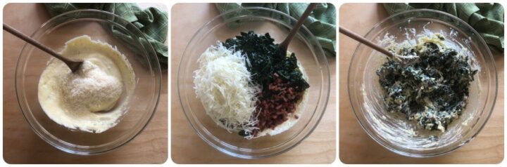 torta salata con cavolo nero - ripieno 2
