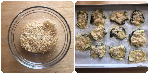 zucchine schiacciate al forno - copertura