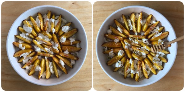 Pesche al forno con burrata - procedimento 3