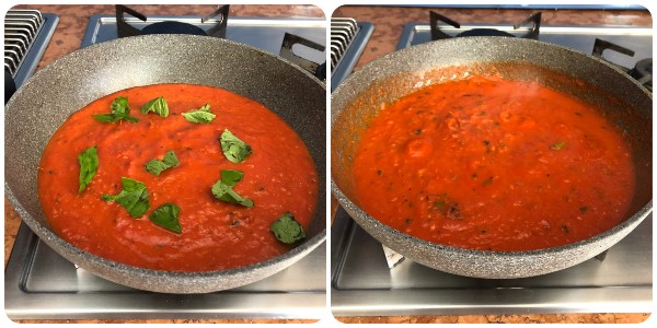 Sugo di pomodoro al forno - cottura finale