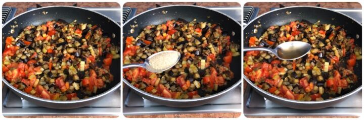 caponata di melanzane - cottura 2