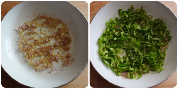 insalata con mango - cottura friggitelli