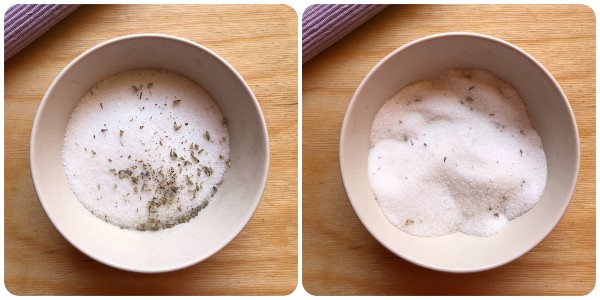 Biscotti alla lavanda - zucchero aromatizzato