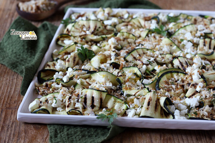 Insalata di zucchine grigliate