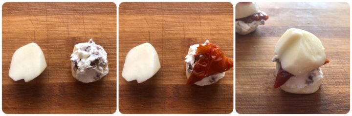 bocconcini di scamorza ripieni - farcitura