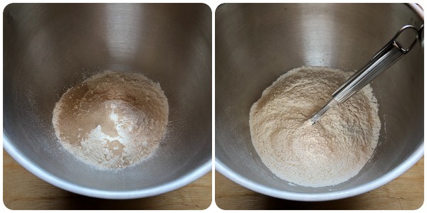 ciambella di rose - impasto 1