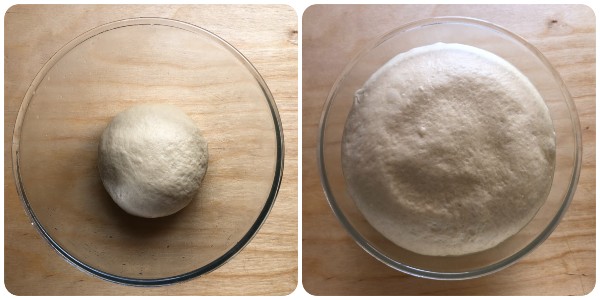 ciambella di rose - prima lievitazione