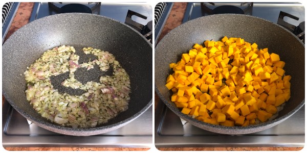 pesto di zucca - cottura 1