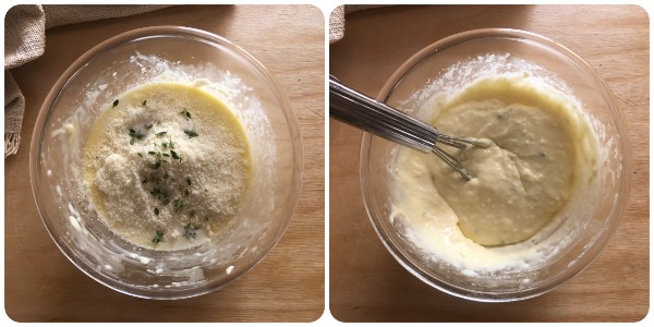 torta salata con zucchine e crescenza - crema 2