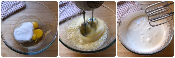 dolce morbido con farina di riso -  impasto 1
