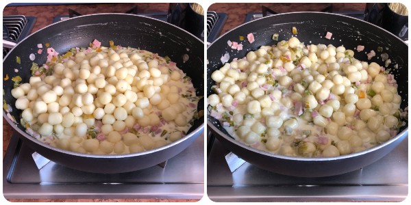 gnocchetti con friggitelli - step finale