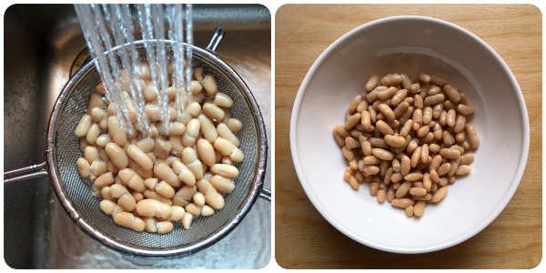 insalata di fagioli cannellini - cottura cipolla