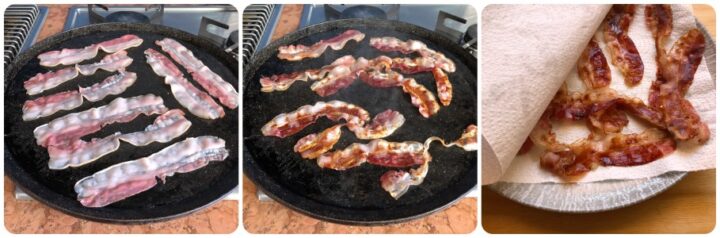 insalatona rustica - cottura pancetta