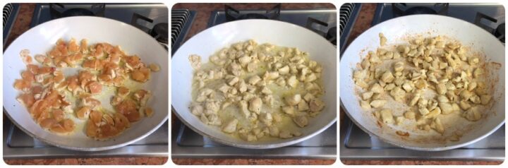 insalatona rustica - cottura pollo