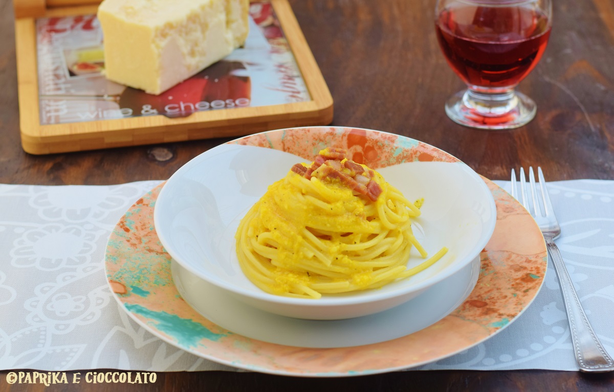 Spaghetti alla carbonara light Paprika e Cioccolato
