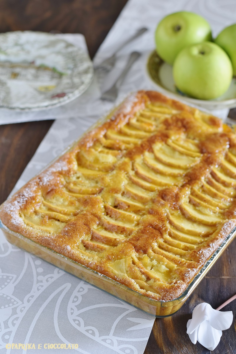 Torta di mele veloce - senza burro