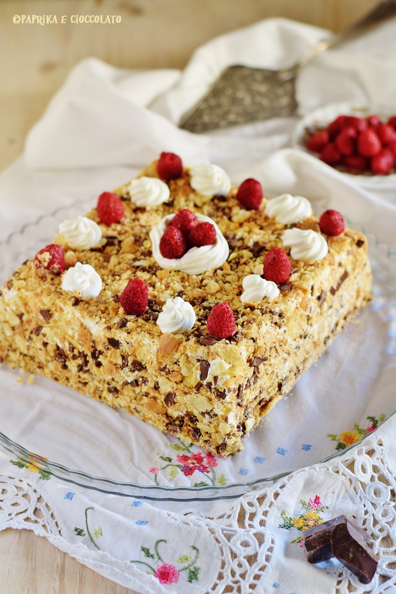 Torta Millefoglie con crema pasticcera