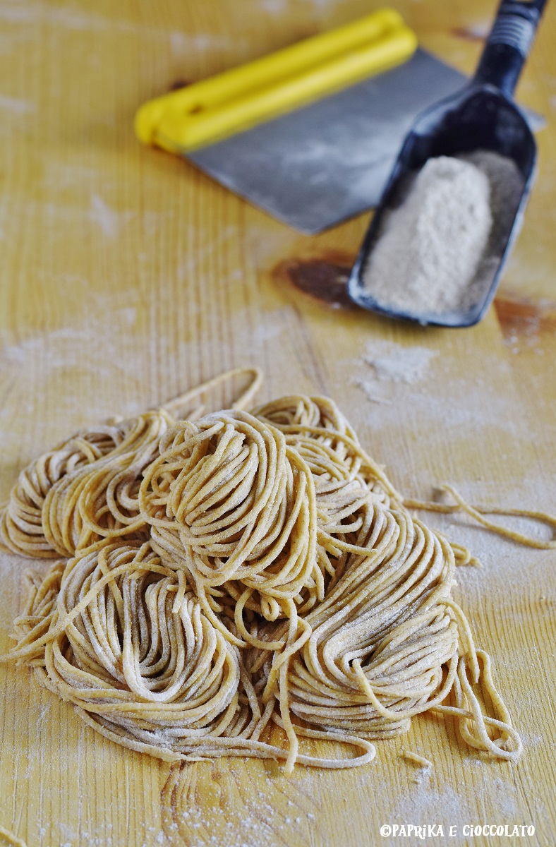 Spaghetti con farina integrale