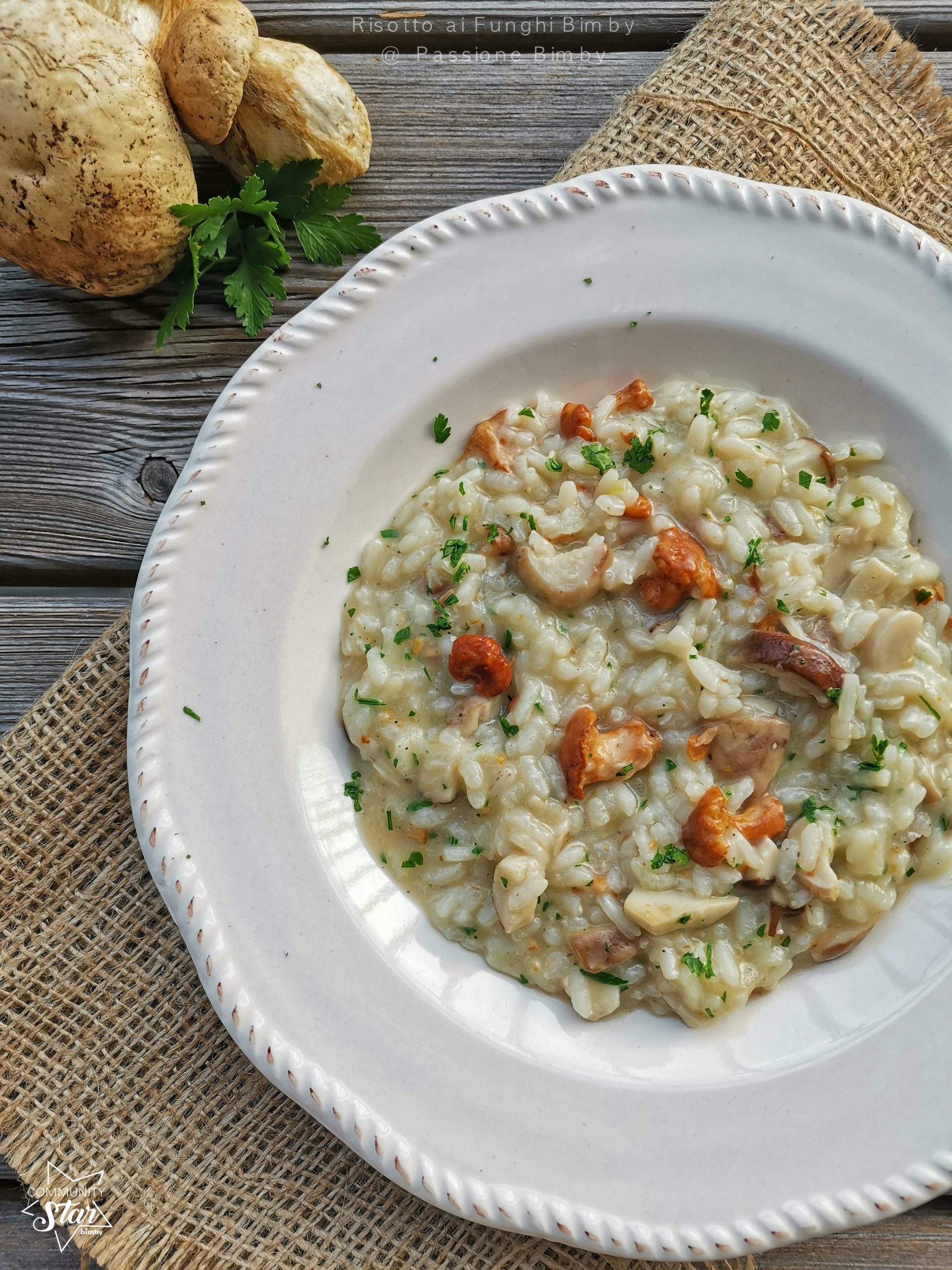 RISOTTO AI FUNGHI BIMBY Passione Bimby